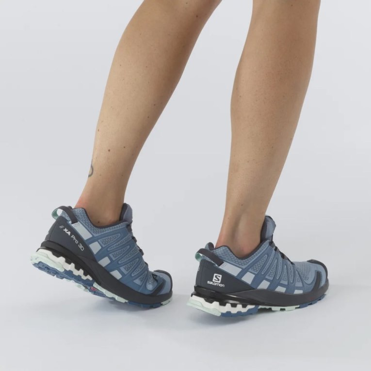 Tenis Para Trail Running Salomon Xa Pro 3d V8 Mujer Azules | MX CJYI729